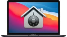 13-inch M1 MacBook Pro with Security Icon – Silver Sparrow