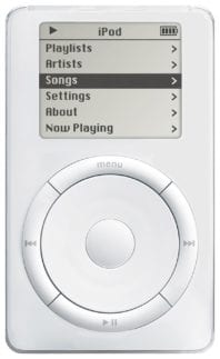 Original iPod with Scroll Wheel