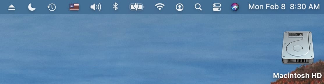 macOS Menu Bar