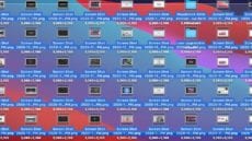 Multiple files being selected on mac desktop