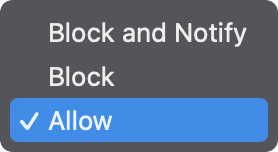 Allow notifications in Safari