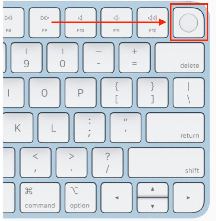 New Magic Keyboard with Touch ID Button