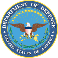 Emblema del sigillo del logo del Dipartimento della Difesa Dod