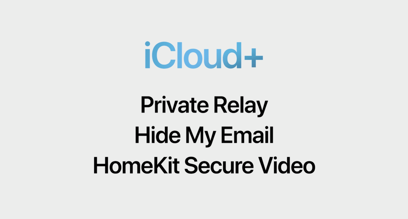 iCloud+ brings these privacy features to all Apple platforms. Image via Apple