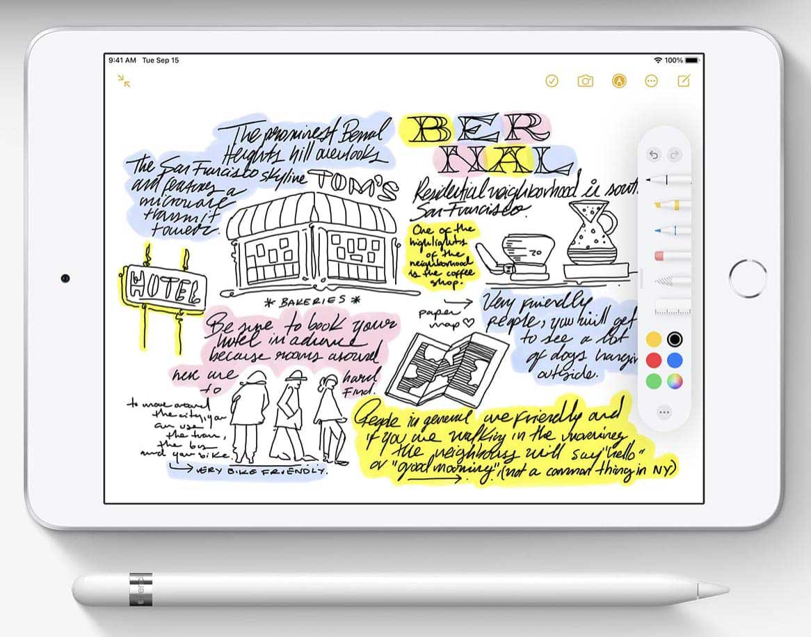 Apple Pencil & iPad. Image via Apple