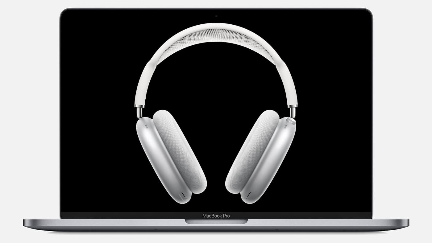 AirPods Max on MacBook Pro