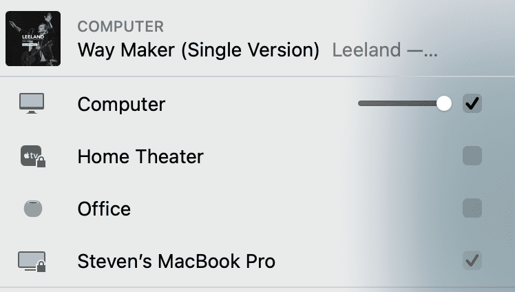 Streaming to Another Mac Using AirPlay to Mac