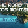 Road to macOS Monterey - Live Text