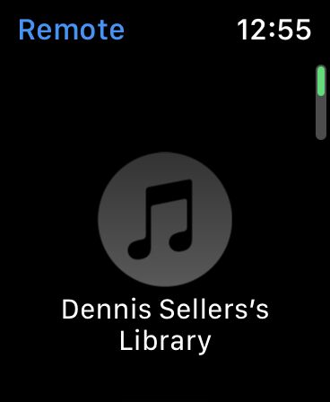 Remote app on Apple watch