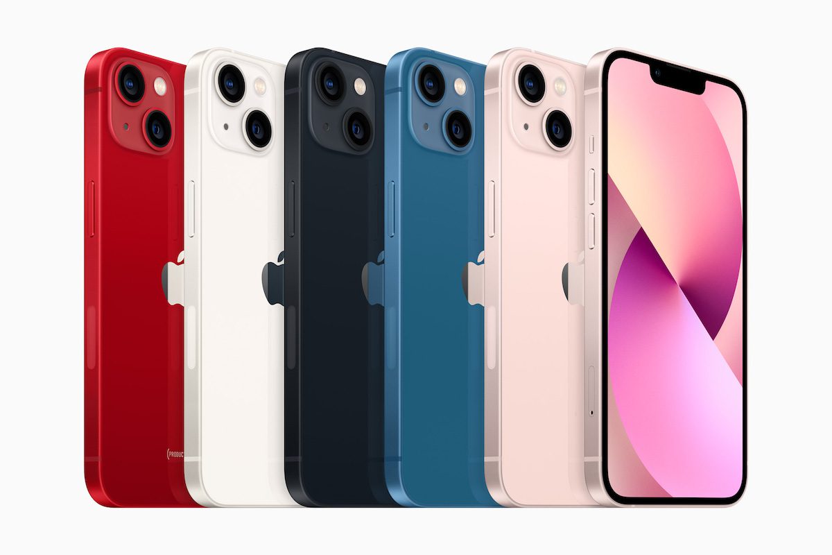 iPhone 13 and iPhone 13 mini colors