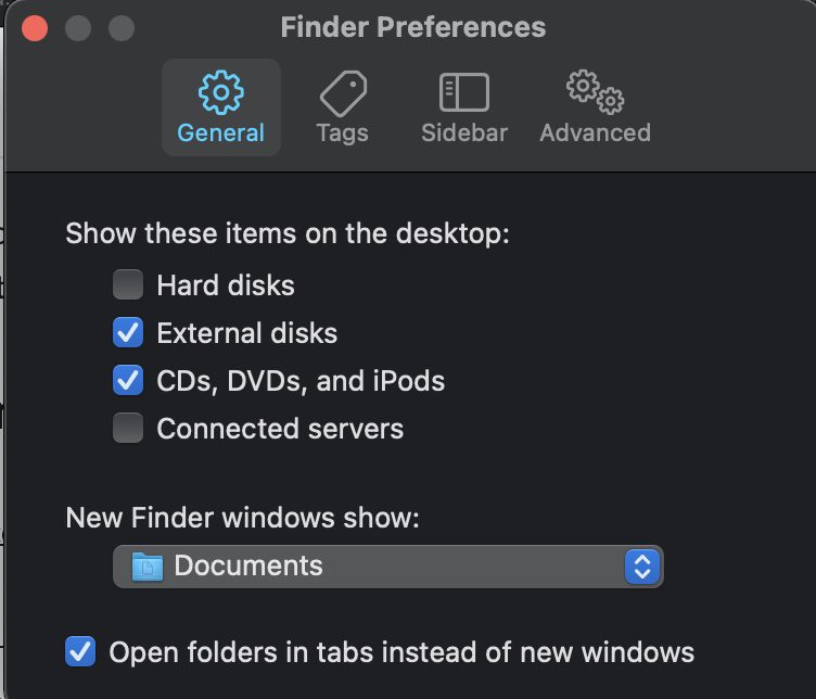 Finder Preferences. Change "New Finder windows show" to anything but "Recents"