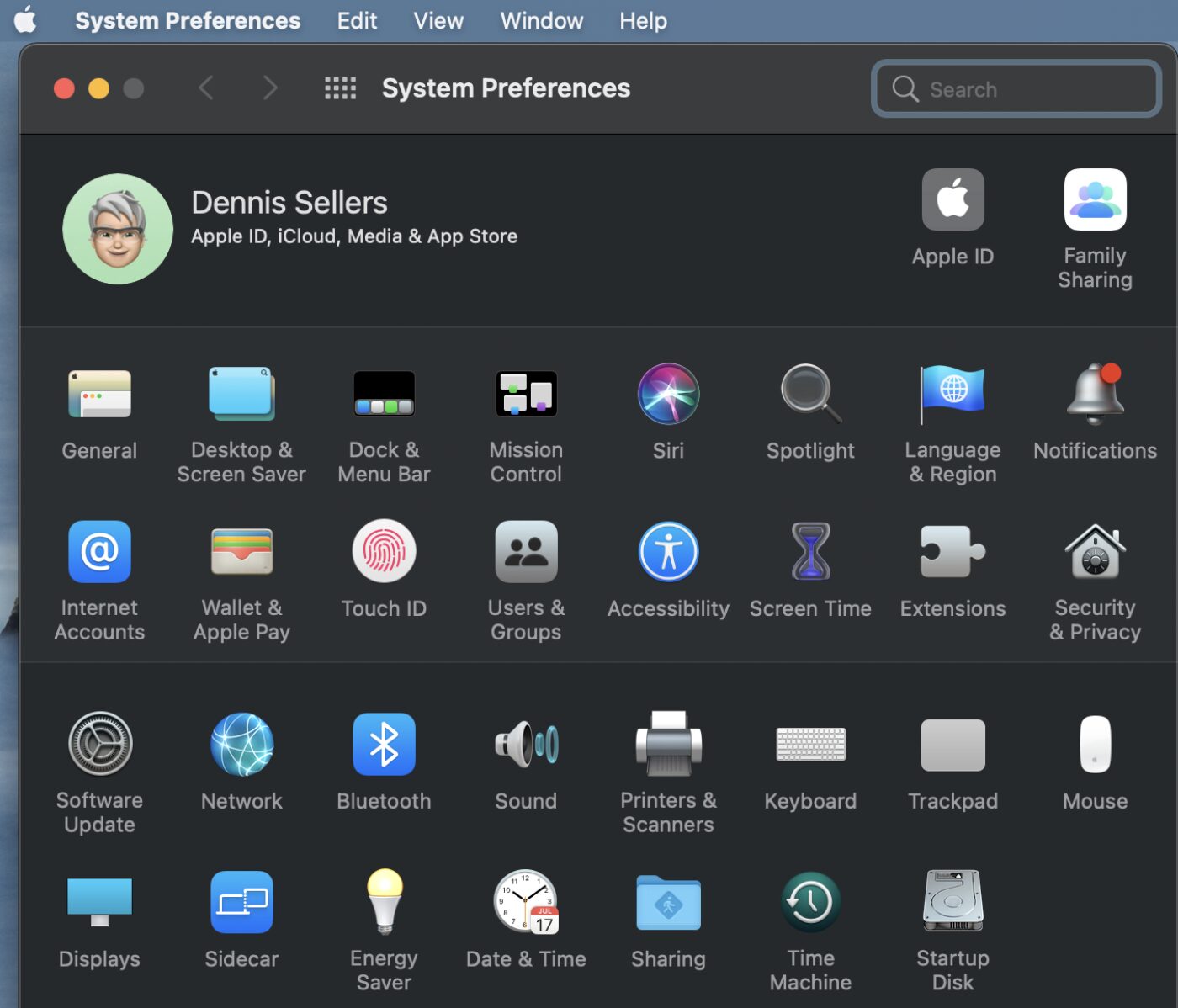 Apple System Preferences