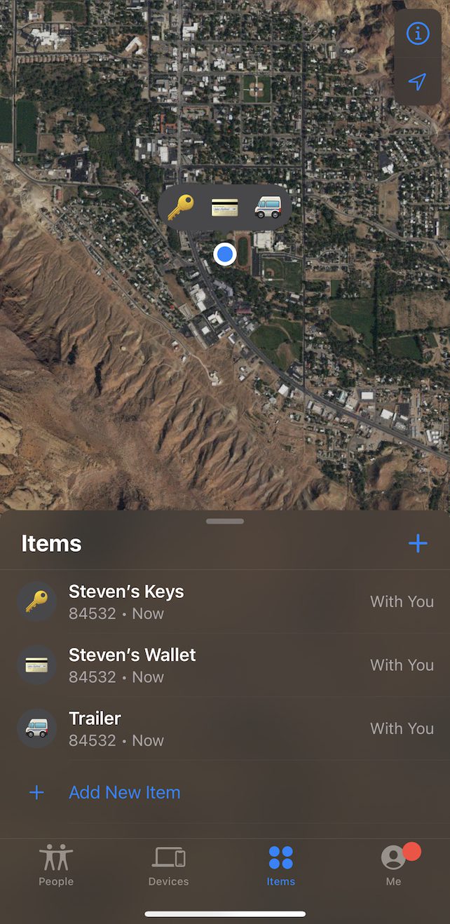 iOS 15 Find My Widget