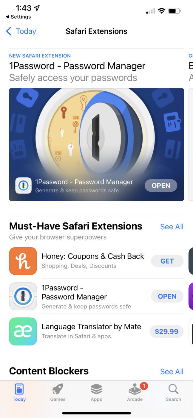 iOS 15 Safari Extensions