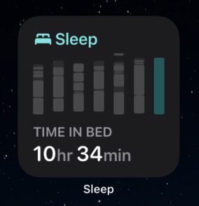 iOS 15 Sleep Widget