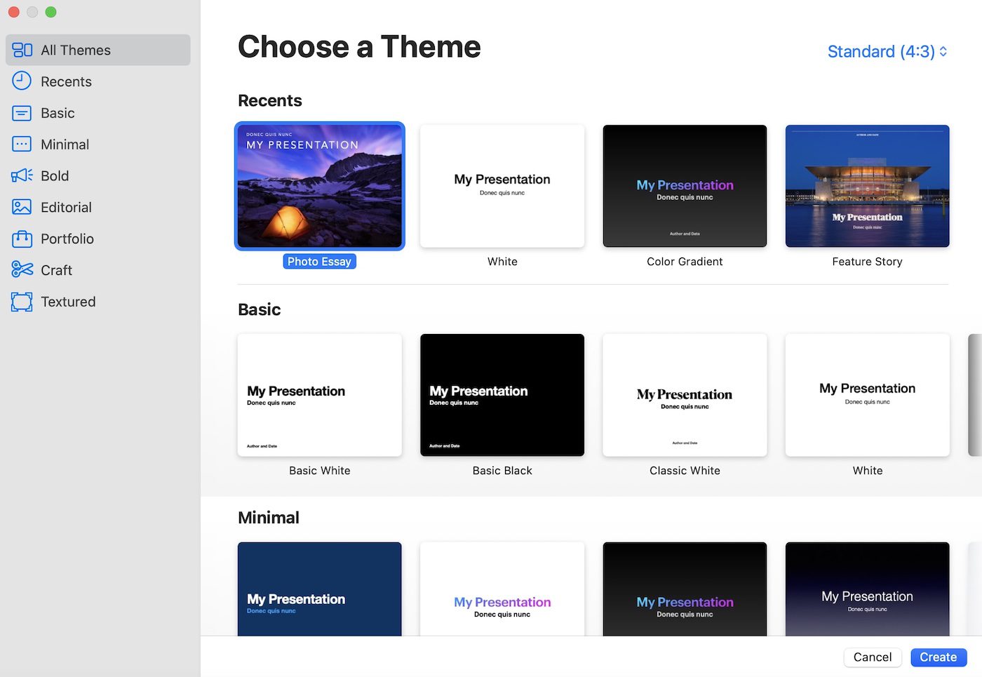 Keynote themes