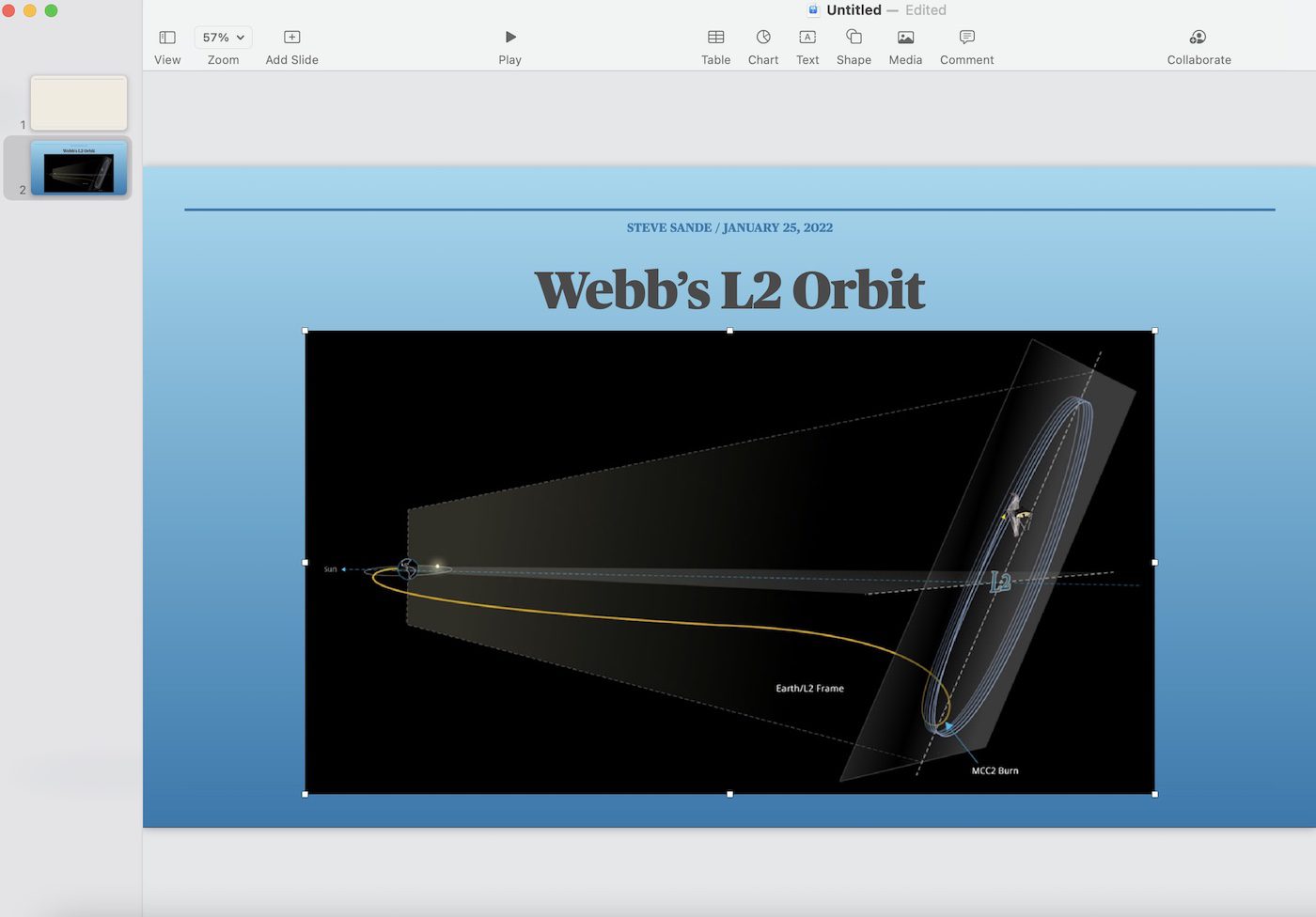 PDF selection in Keynote