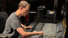 Zach Kornhauser on audio board