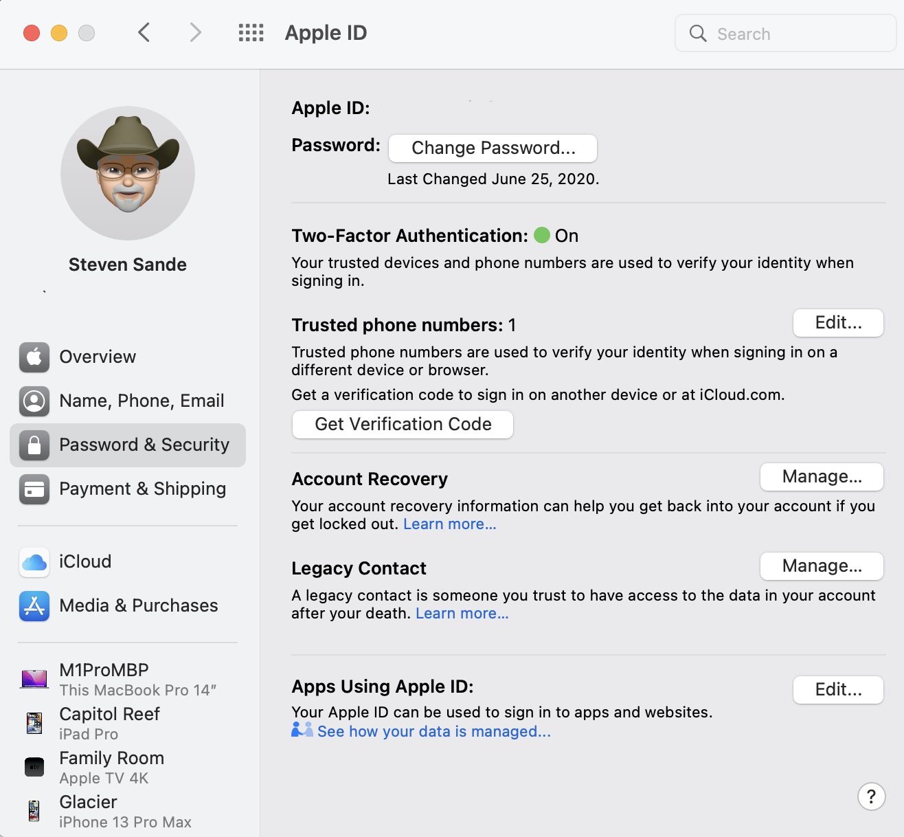 Apple ID password security