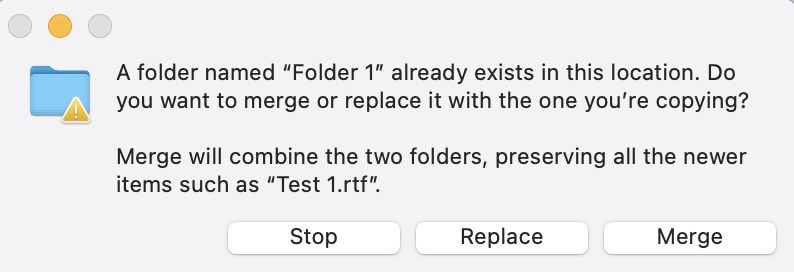 Merging Folders