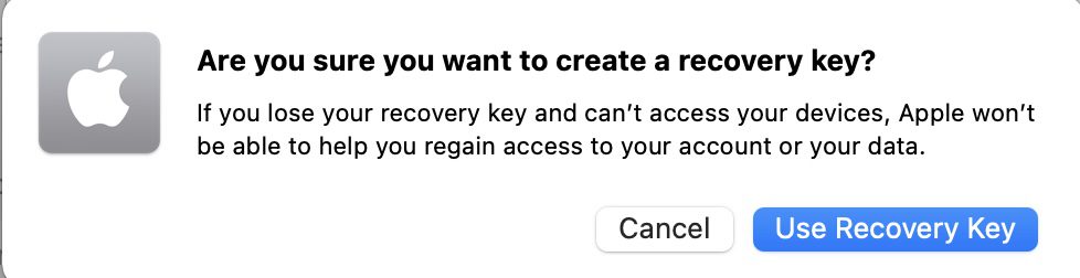 Recovery Key