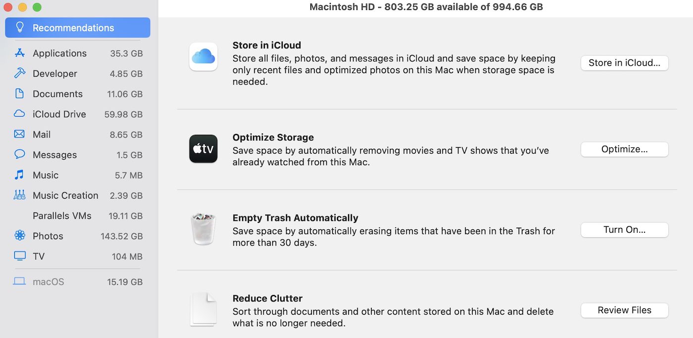 Managing storage can eliminate the need to upgrade Mac storage