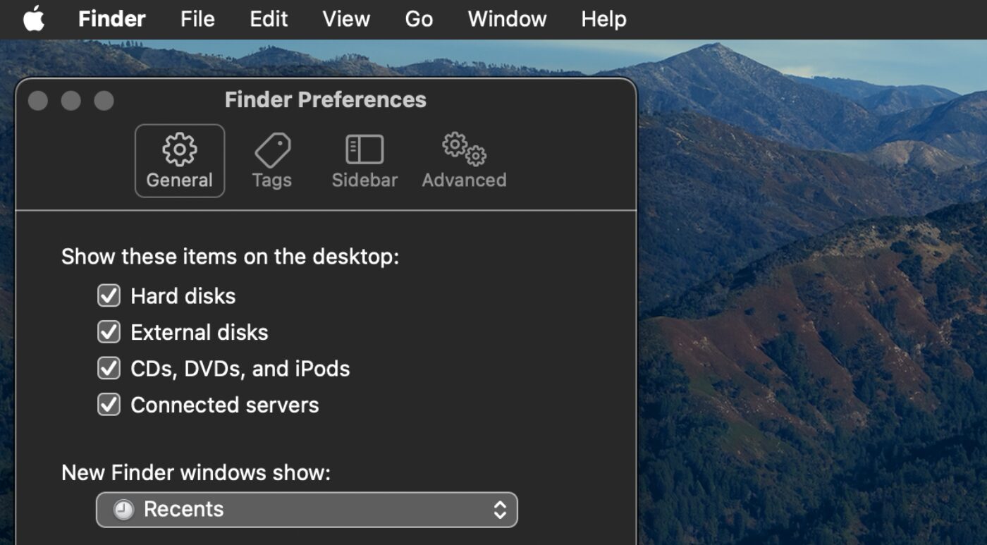 Finder Preferences