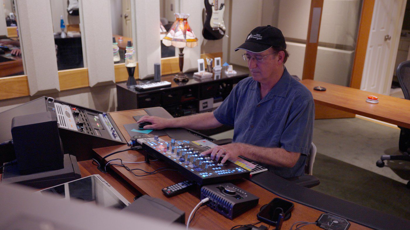 Bob Bullock in the studio