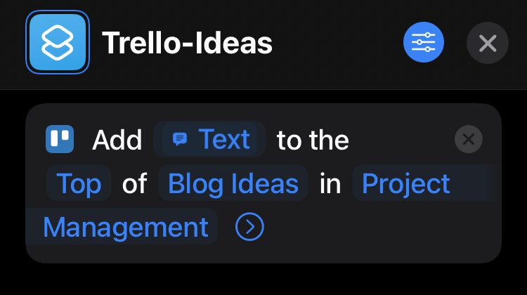 Trello Shortcut