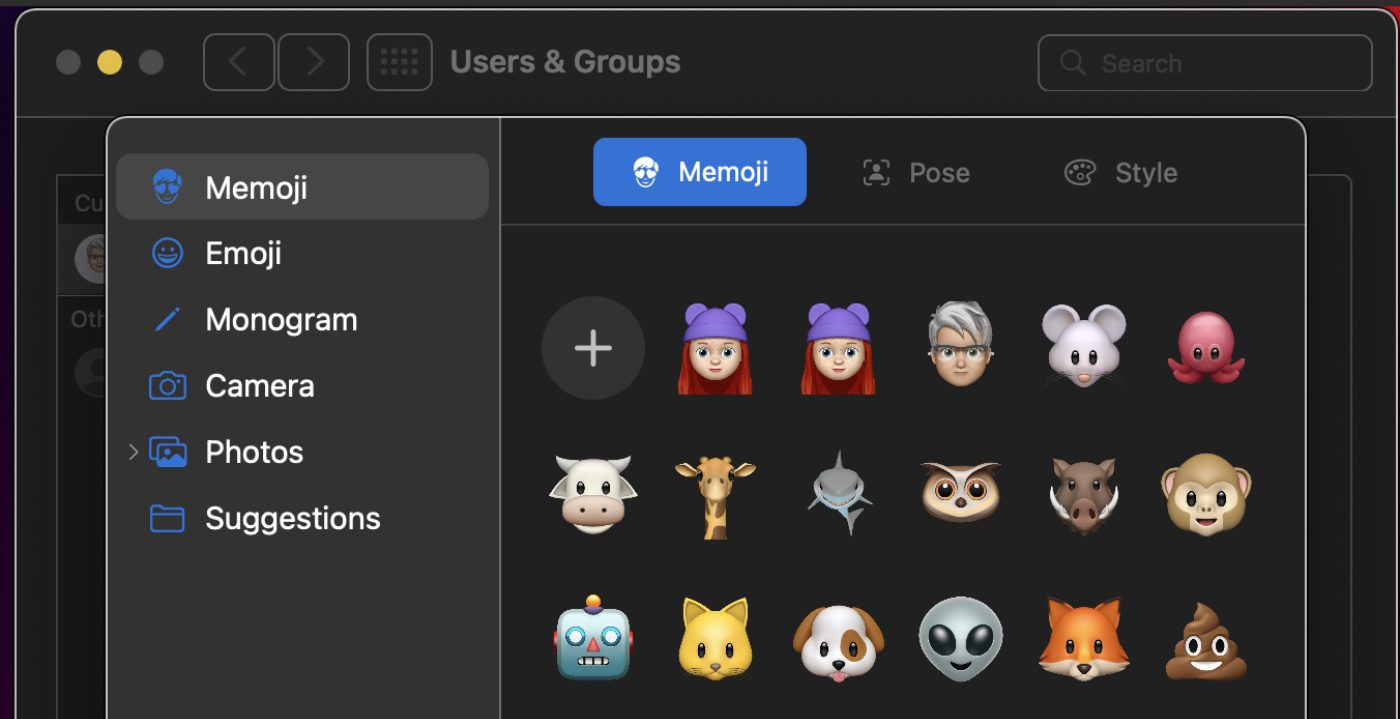 Select Memoji