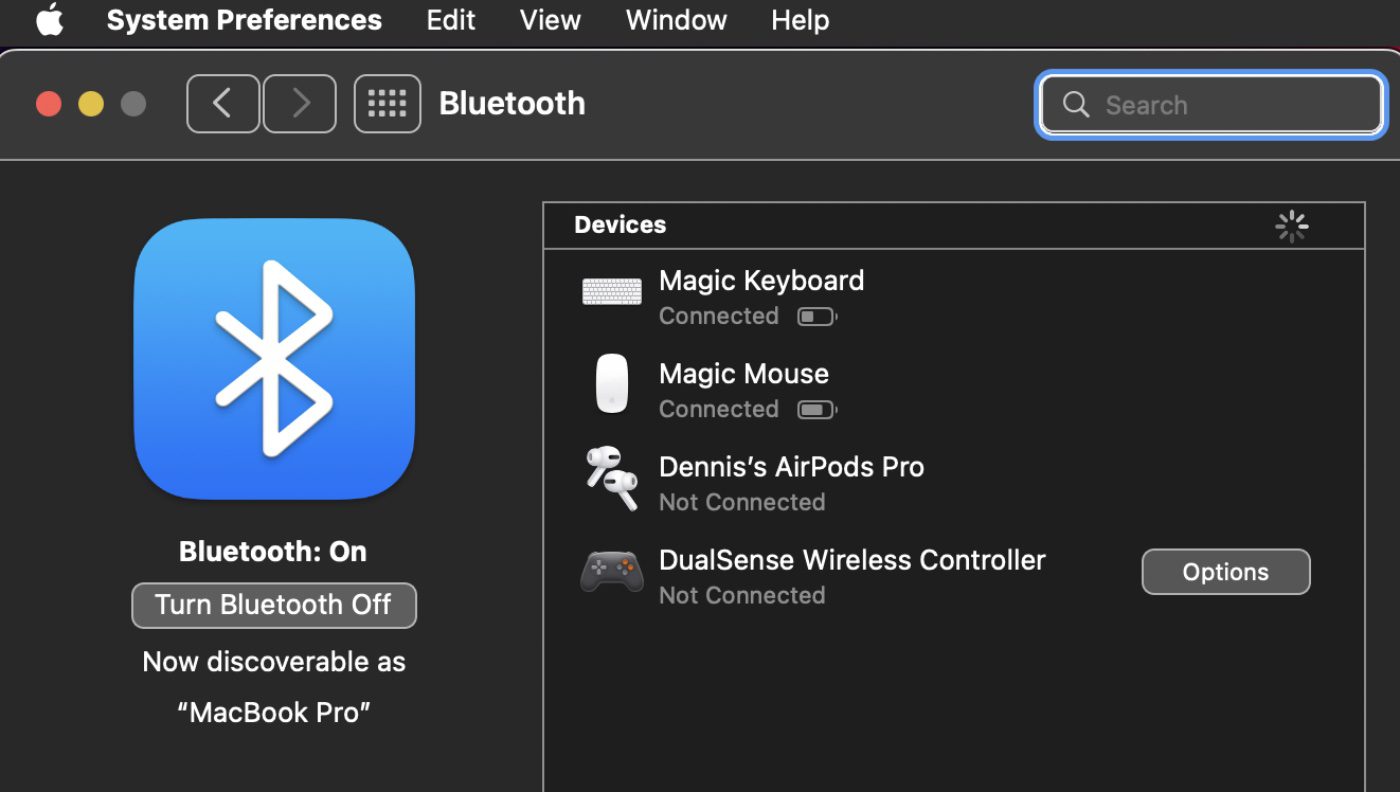How to the PS5's DualSense Controller to a Mac