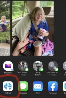 AirDrop photo