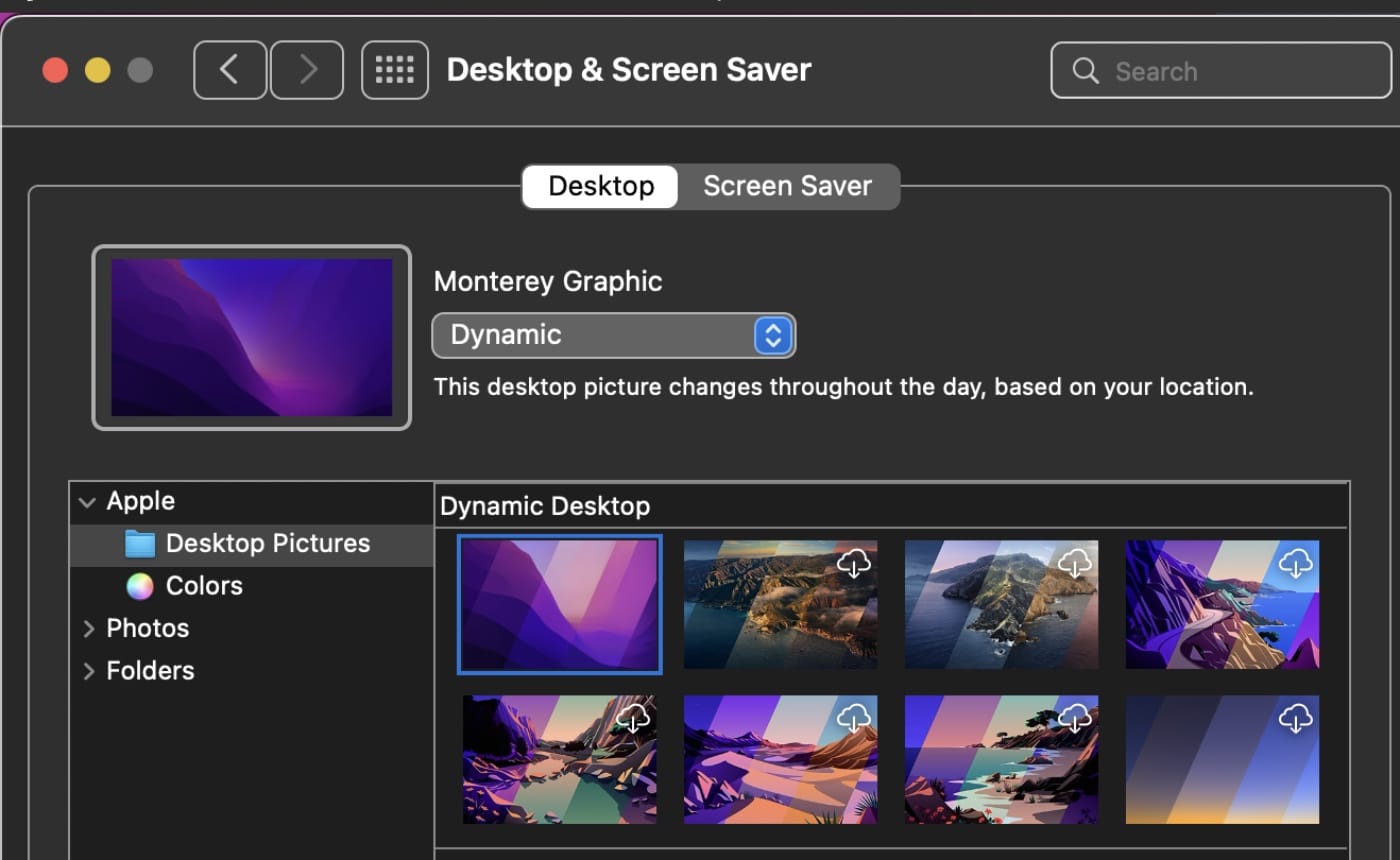 How to Enable and Setup Custom Dynamic Desktops in macOS