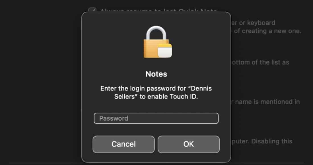 How to Use Touch ID to Lock, Unlock Notes in macOS Ventura