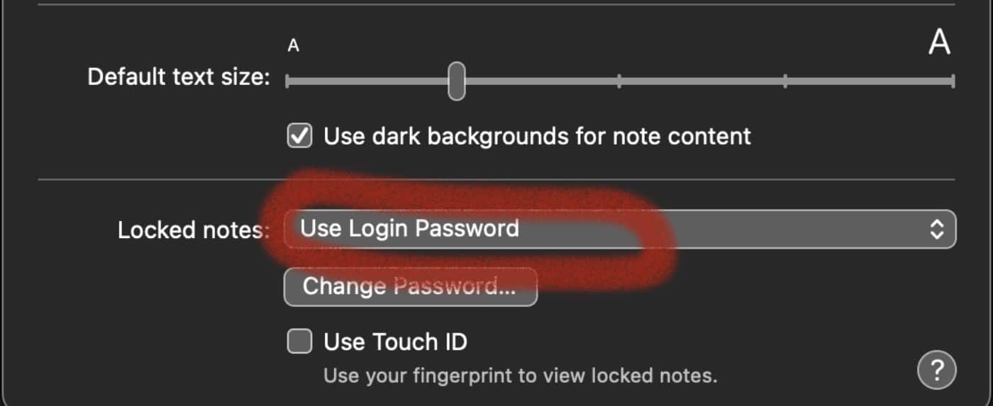 Use Login Password