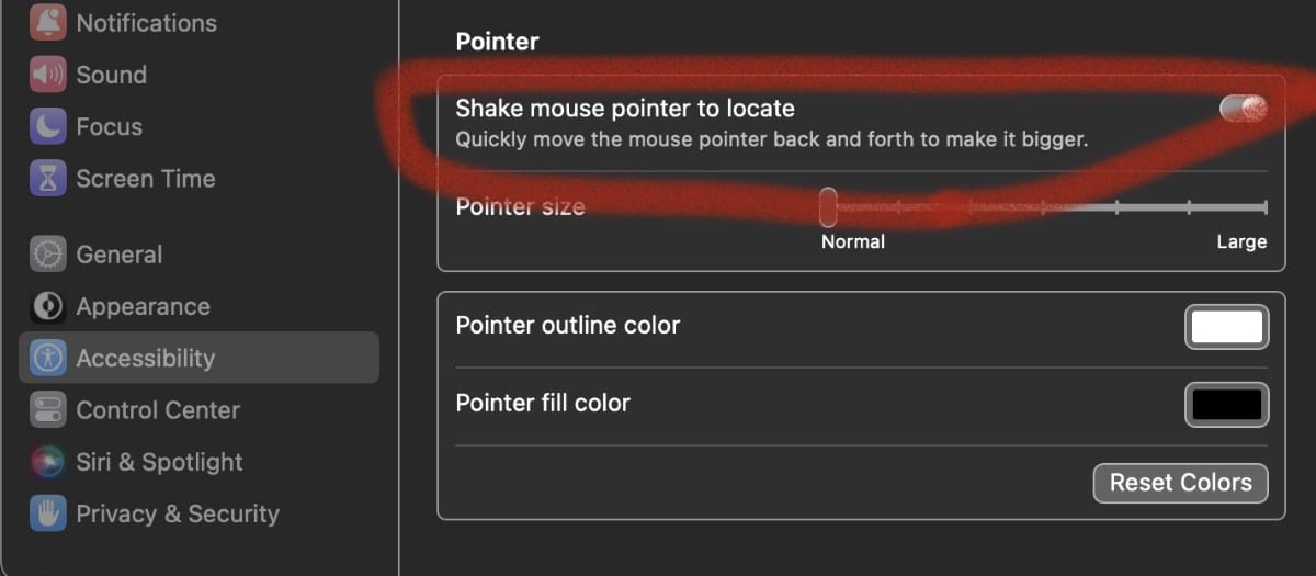 Shake Mouse Pointer to Locate
