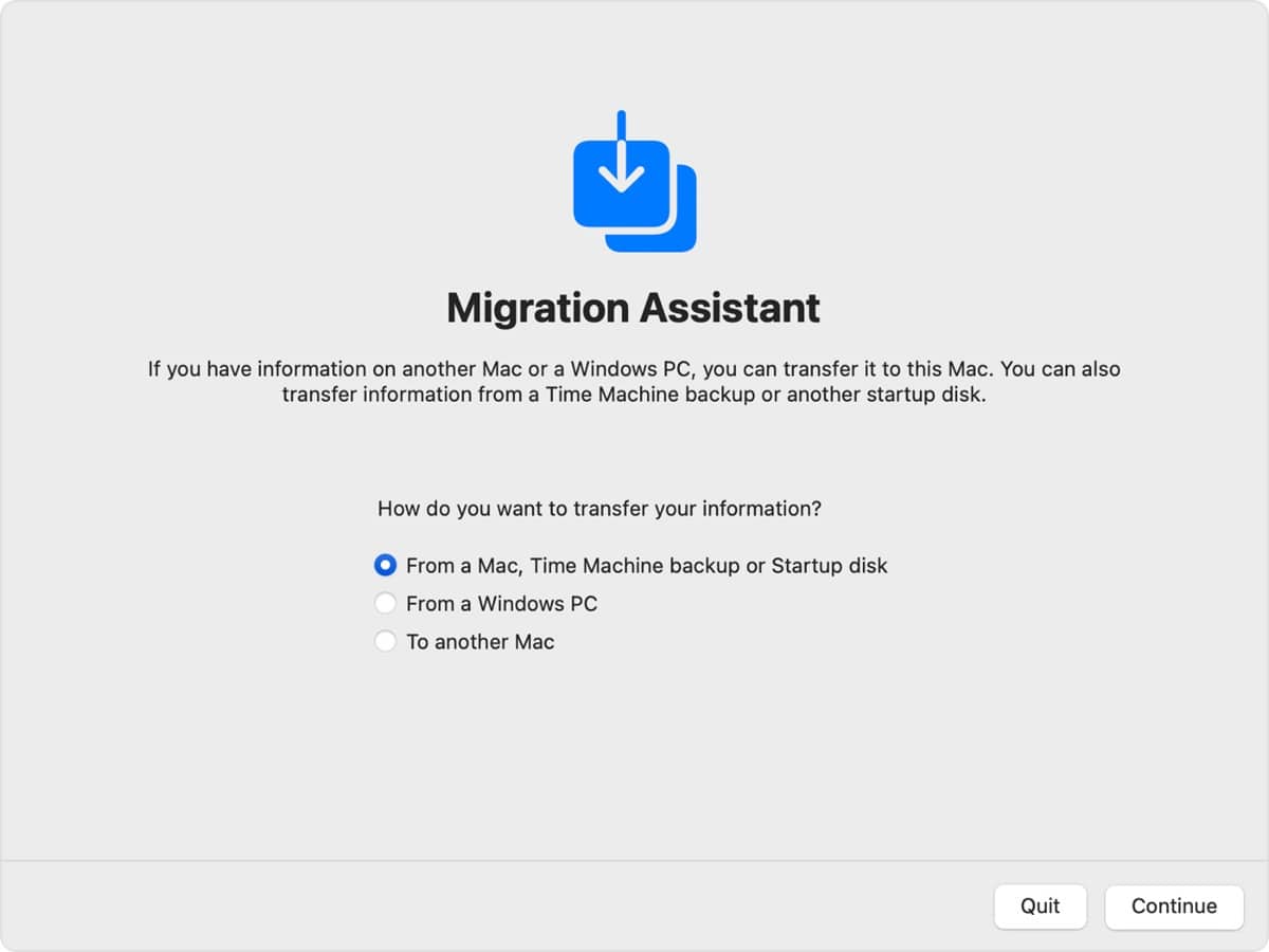 Migration Assistant