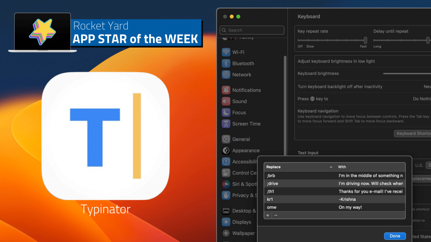 App Star of the Week: Typinator for Mac Saves Your Fingers...and Your Time
