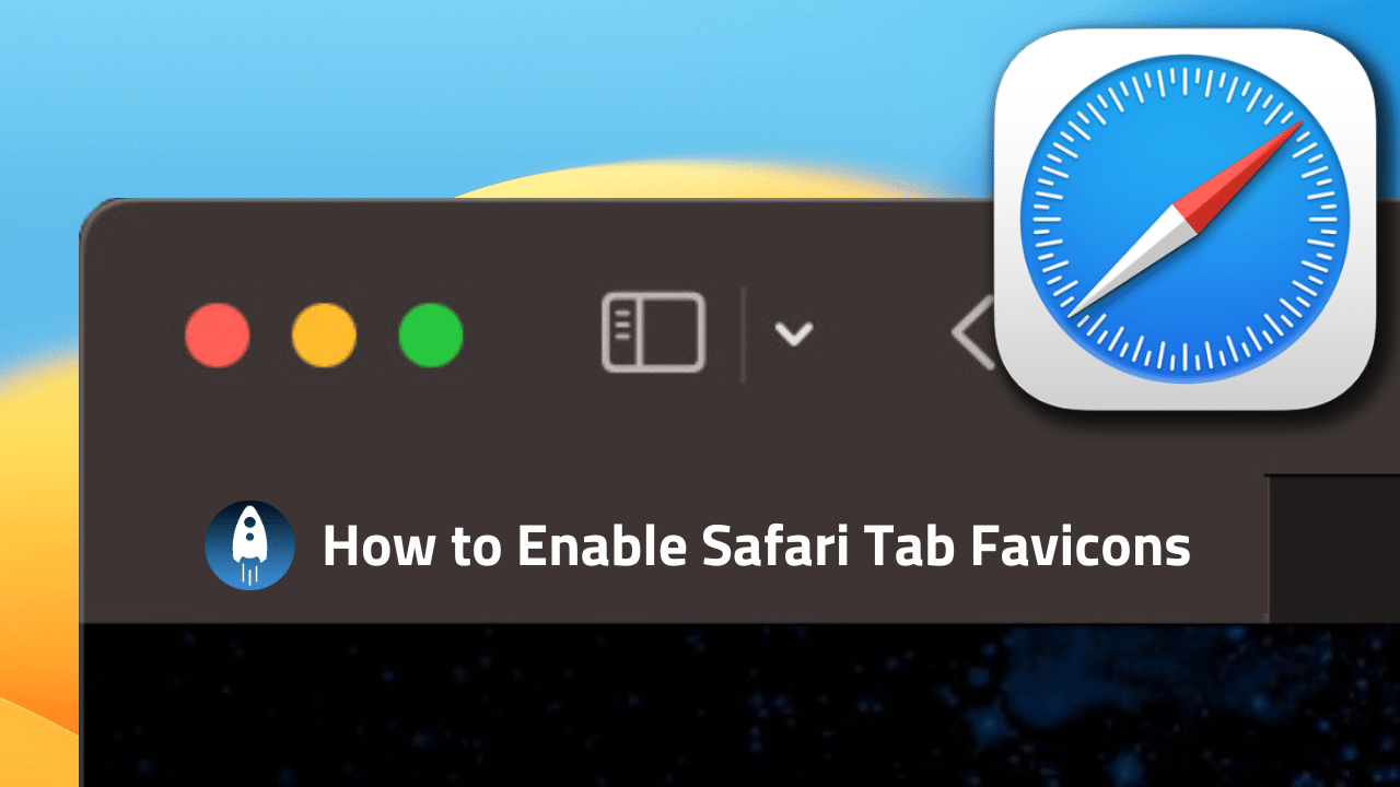 no safari icon on mac