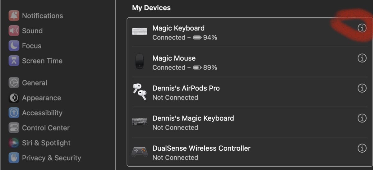 Magic Keyboard > info