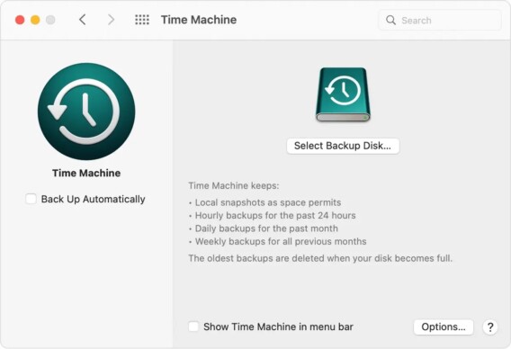 Time Machine Back Drop For Computer Project How to Backup Your Mac With Time Machine in macOS Ventura