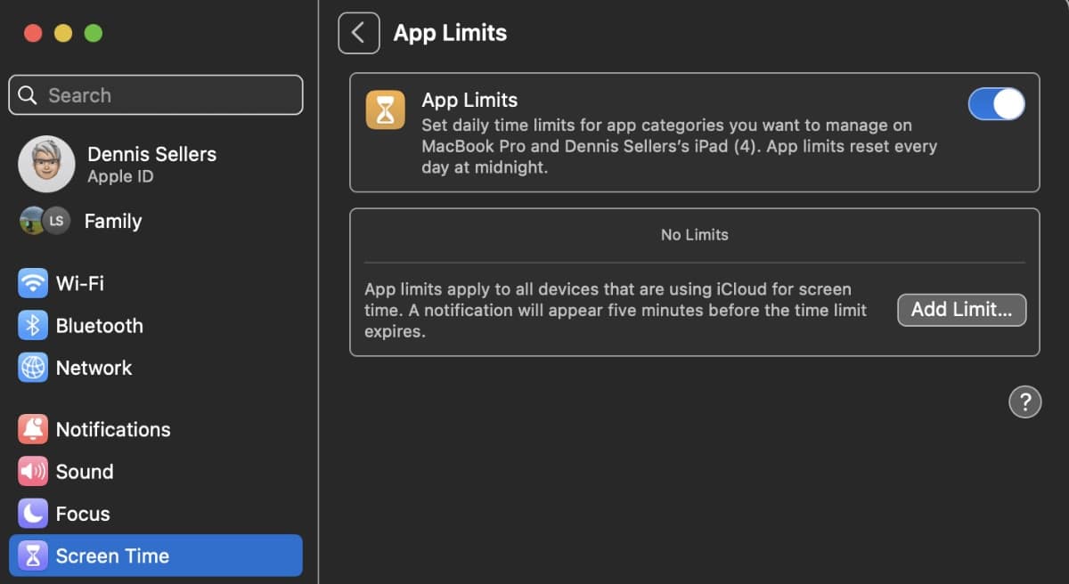 App Limits