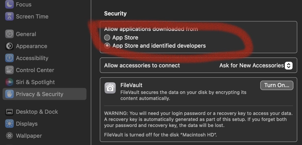 App Download Permissions