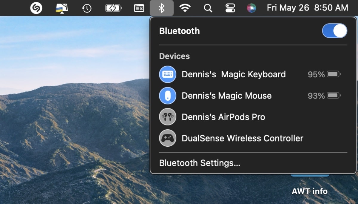 Bluetooth slider