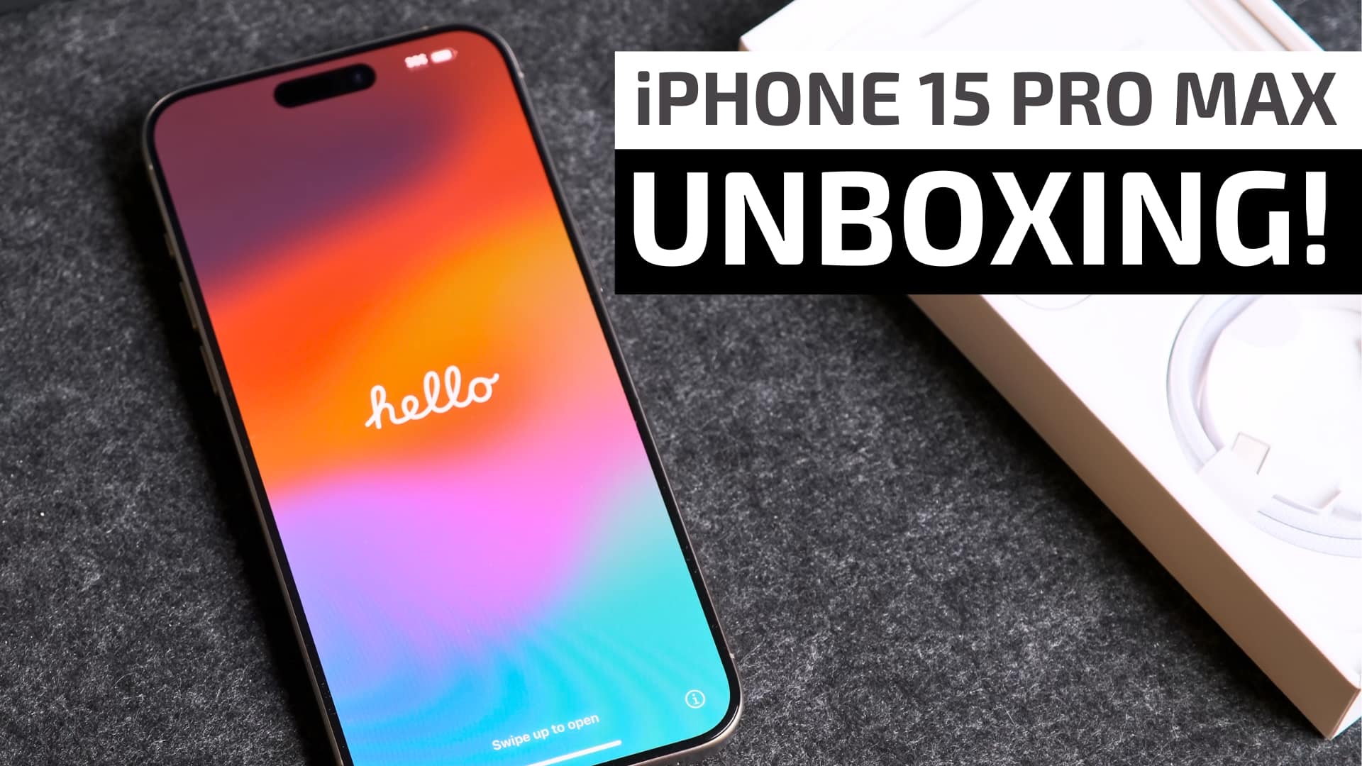 Unboxing] Novo iPhone 15 Pro Max em detalhes!