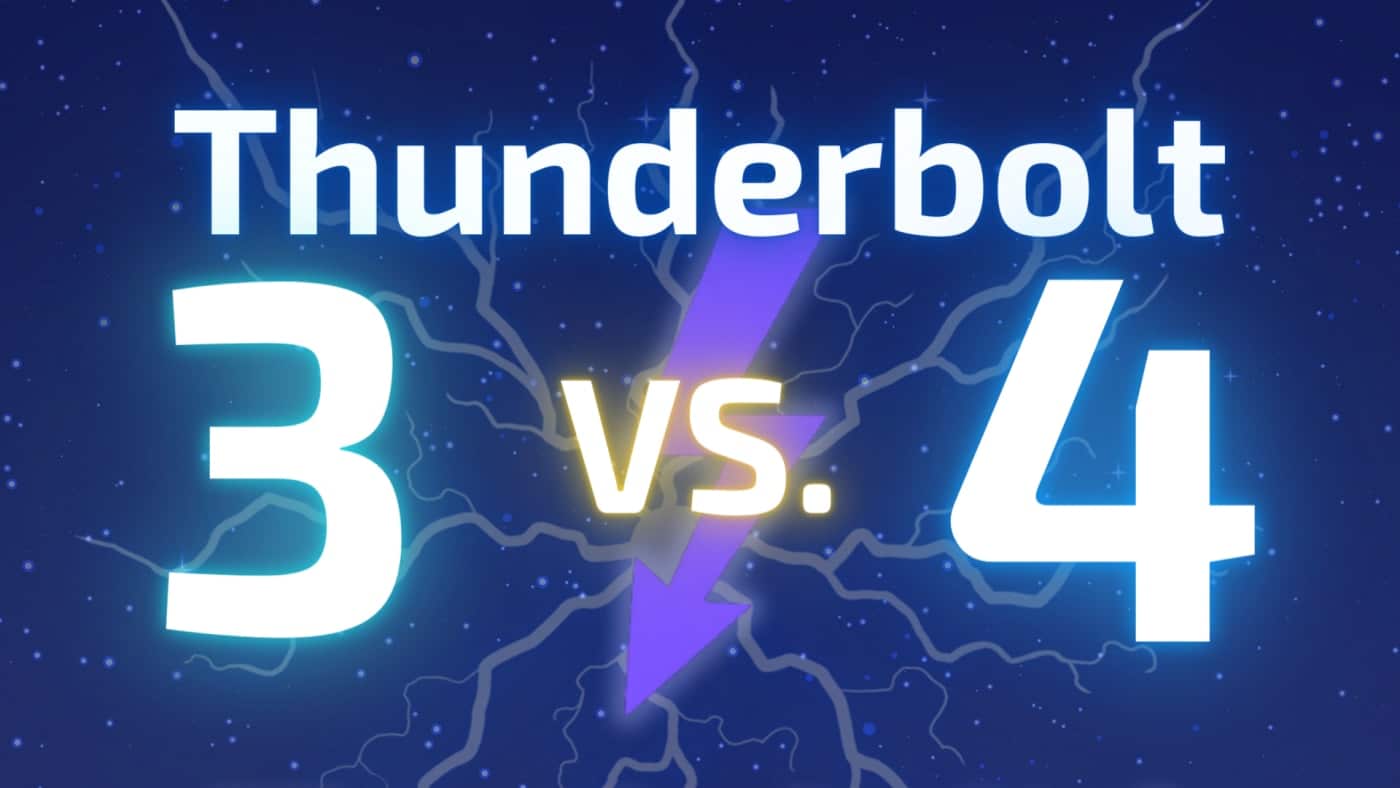 Thunderbolt 3 vs. 4
