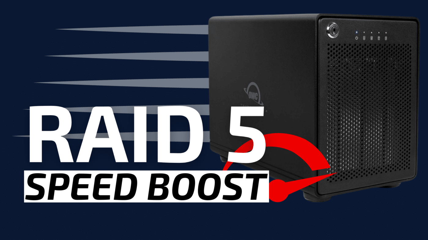 OWC, Toshiba Collaborate on Dramatic Improvement to RAID 5 write-speeds