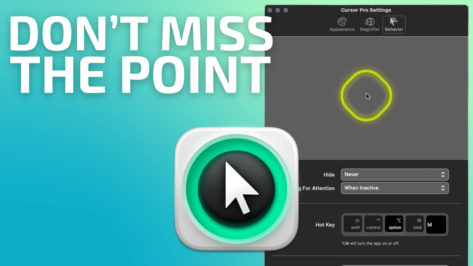 Cursor Pro 2 for Mac Helps You See the Point While Screencasting
