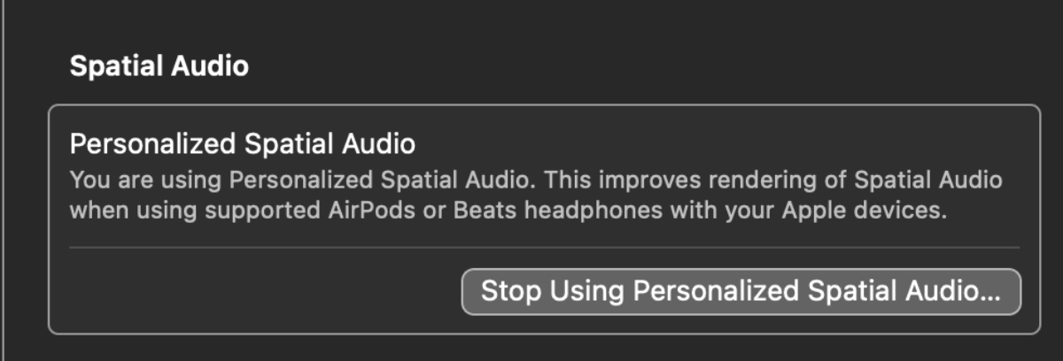 Personalized Spatial Audio