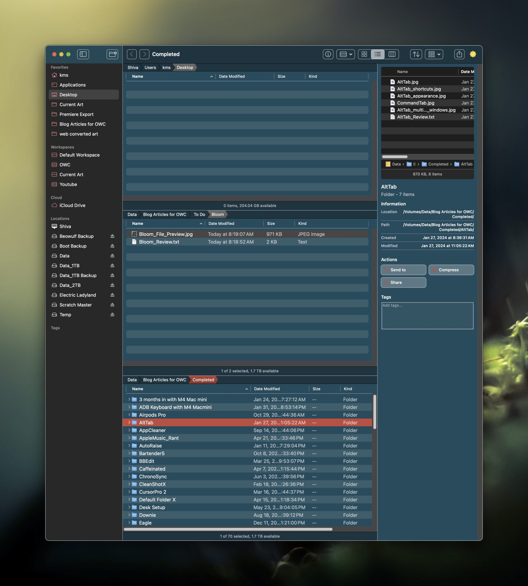 Bloom Blows Away the Finder with Innovative, Power User Features